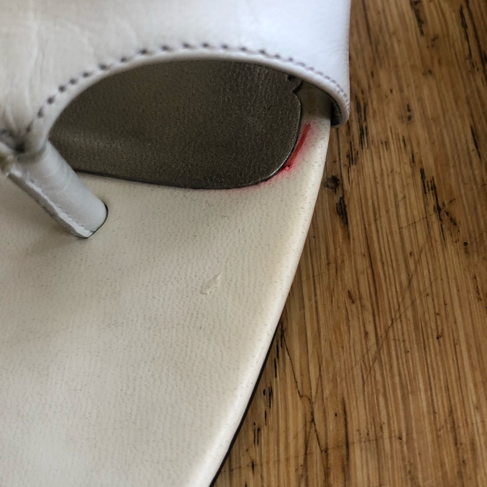 NWOT Guess Elegant White Heeled Sandals - Picture 11 of 15